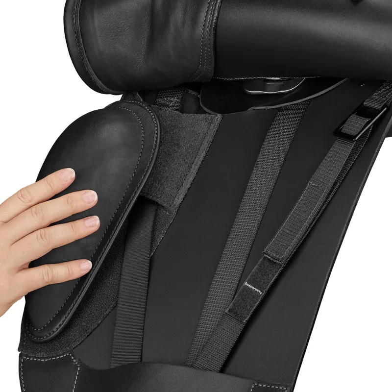 Bates Isabell Icon Classic Dressage Saddle - Black-5